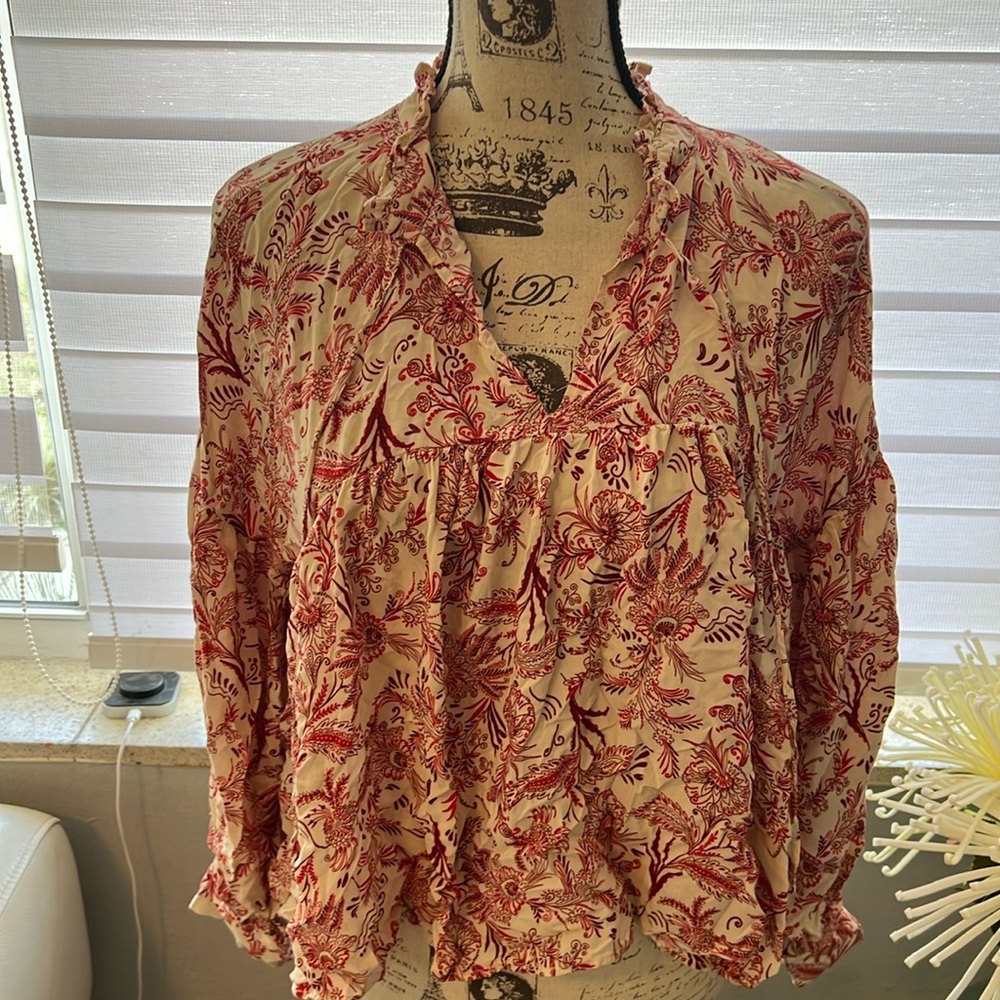 Anthropologie Tunic top size medium